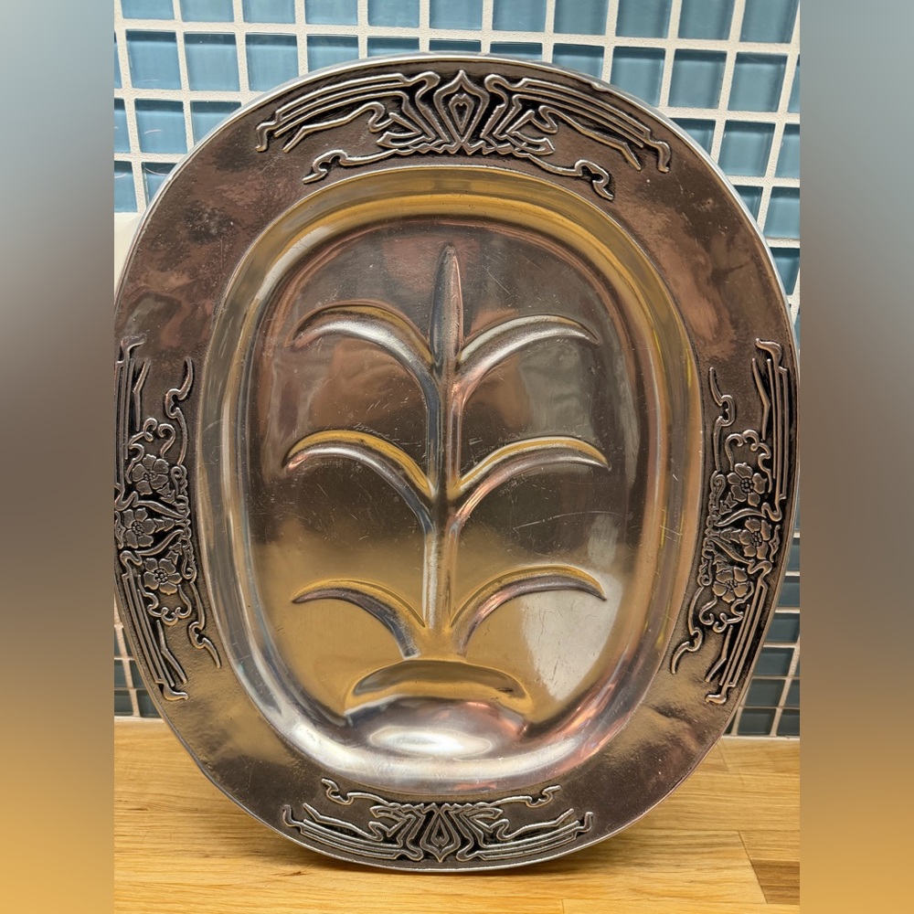Georges Briard Textured Pewter Tray